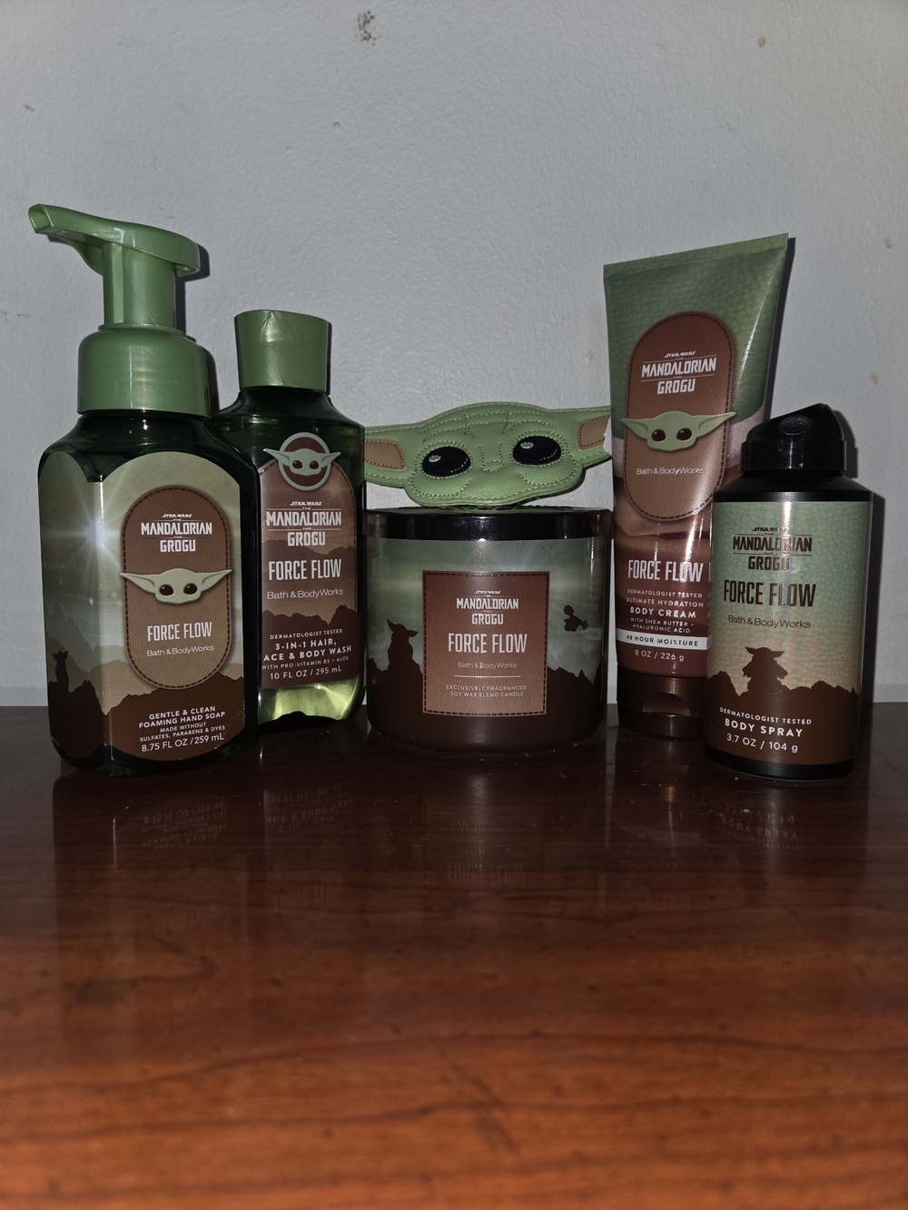 Mandalorian Grogu Force Flow Bath & Body 6pc Set
